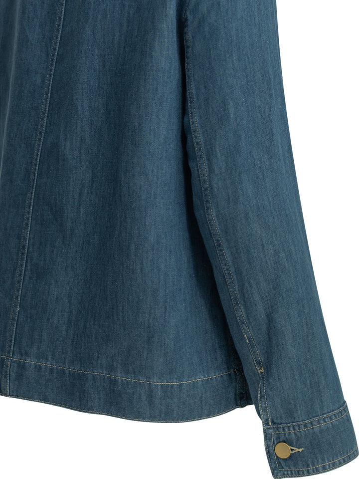 Max Mara S Casual Denim Shirt Shirts - Blue | ce066dcbd5ab3ea83f11742fffc26e4e84ebc8ad