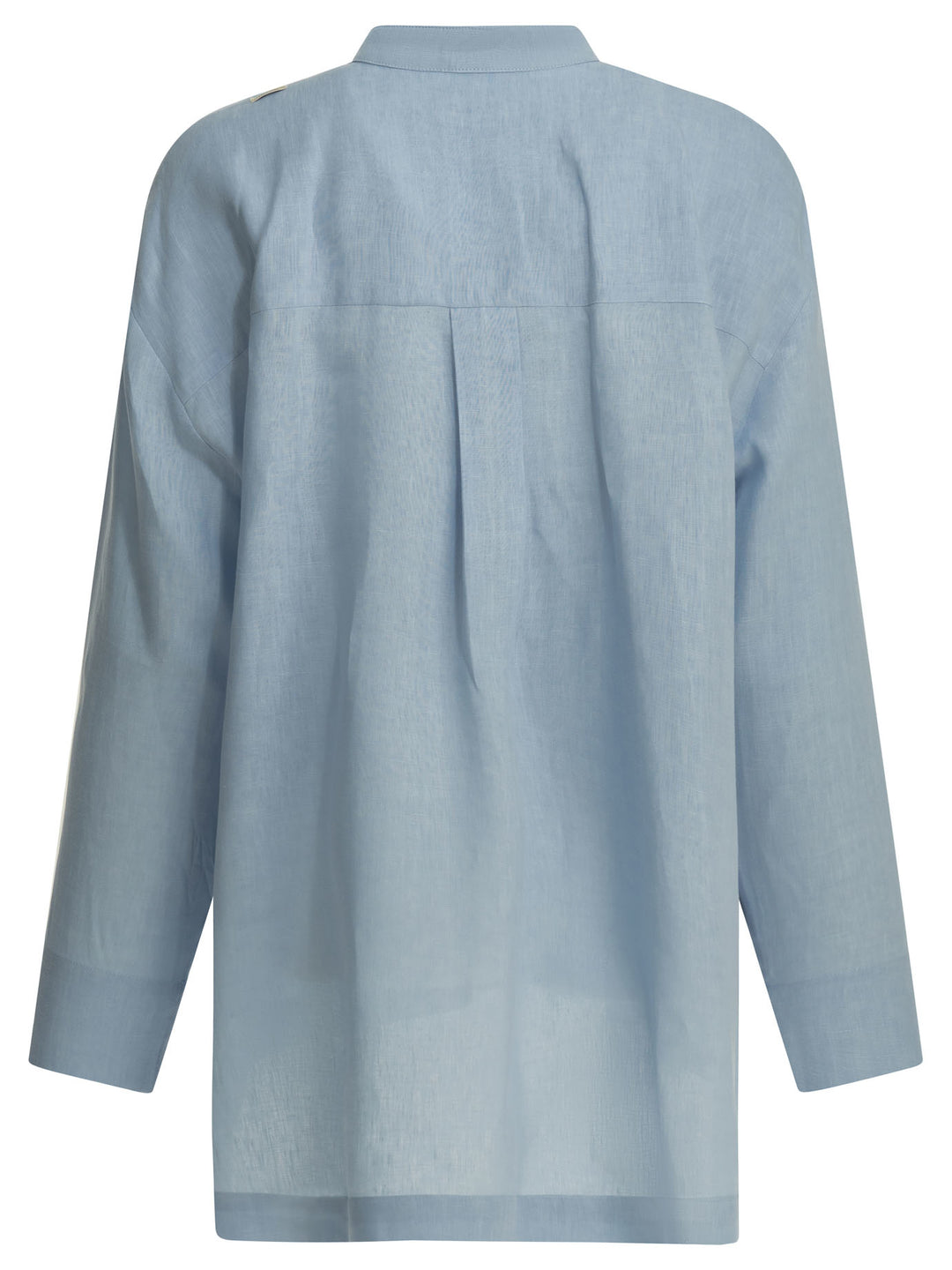 Max Mara S Casual Linen Shirt Shirts - Light blue | 92f6fcef4f08fec163d3652ba4db527abd72cb36