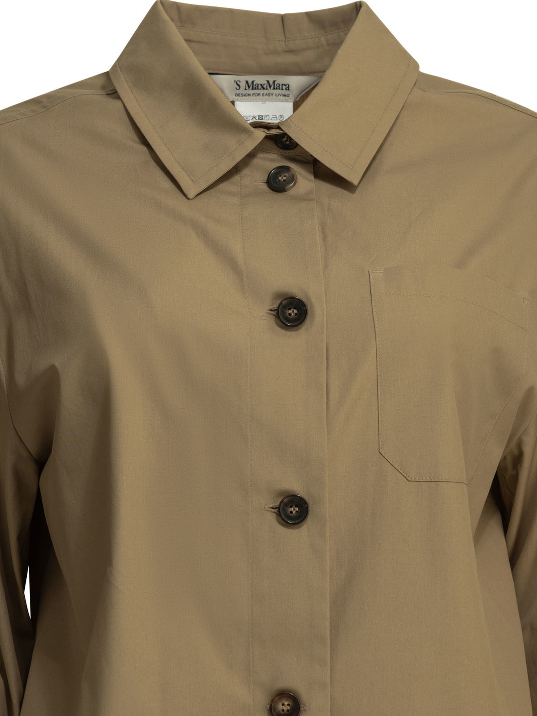 Max Mara S Casual Cotton Shirt Shirts - Beige | baffa7c17becadf9bcdec4145e1468288887d0a9