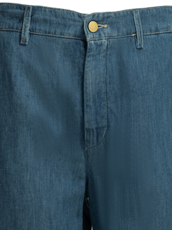 Max Mara S Wide Leg Jeans - Blue | 2d03d1ac558d41efd5a2927b1c5f59d515122ecb