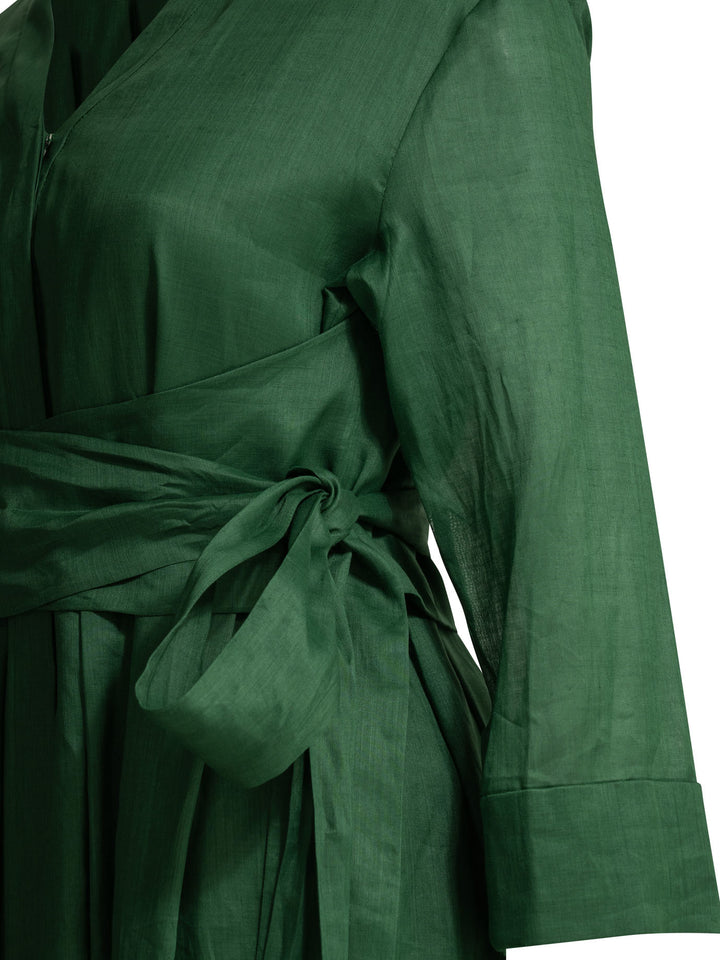 Max Mara S Chemisier Midi Dress Dresses - Green | 07a17a5067ba8da934ce0252b2f74f7eef9b9abe