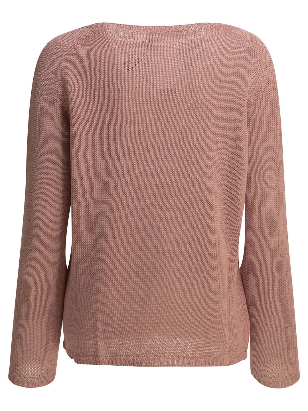Max Mara S Round Neck Sweater Knitwear - Pink | f07869b8afcbbc02251b673d0398d43a5460dd2d