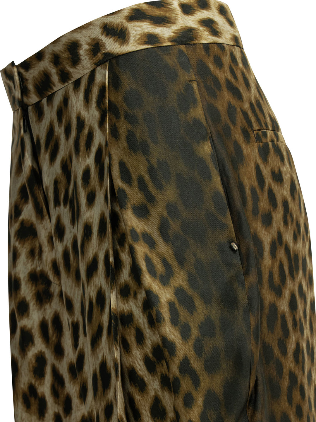 Max Mara Sportmax Casual Animal Pants Trousers - Brown | 13485fdd016348887cb0a2d02aa959a644b467e1