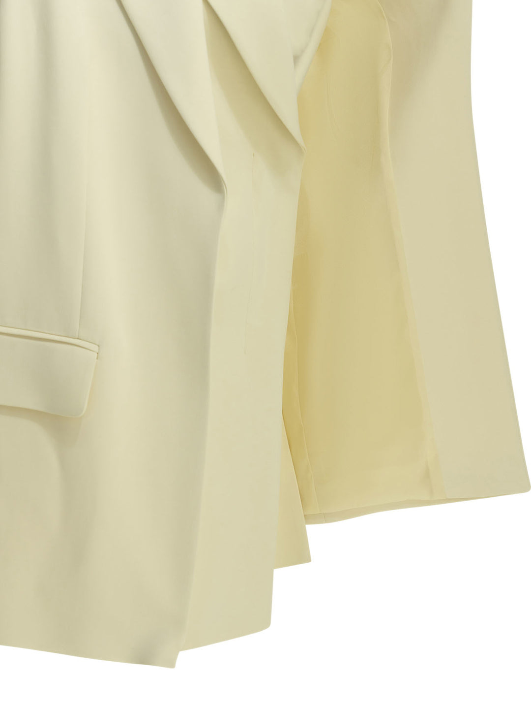 Max Mara Sportmax Two-Piece Sleeveless Blazer Jackets and Coats - White | 046647bfedb10f073114e28f65f77e156d8d1381