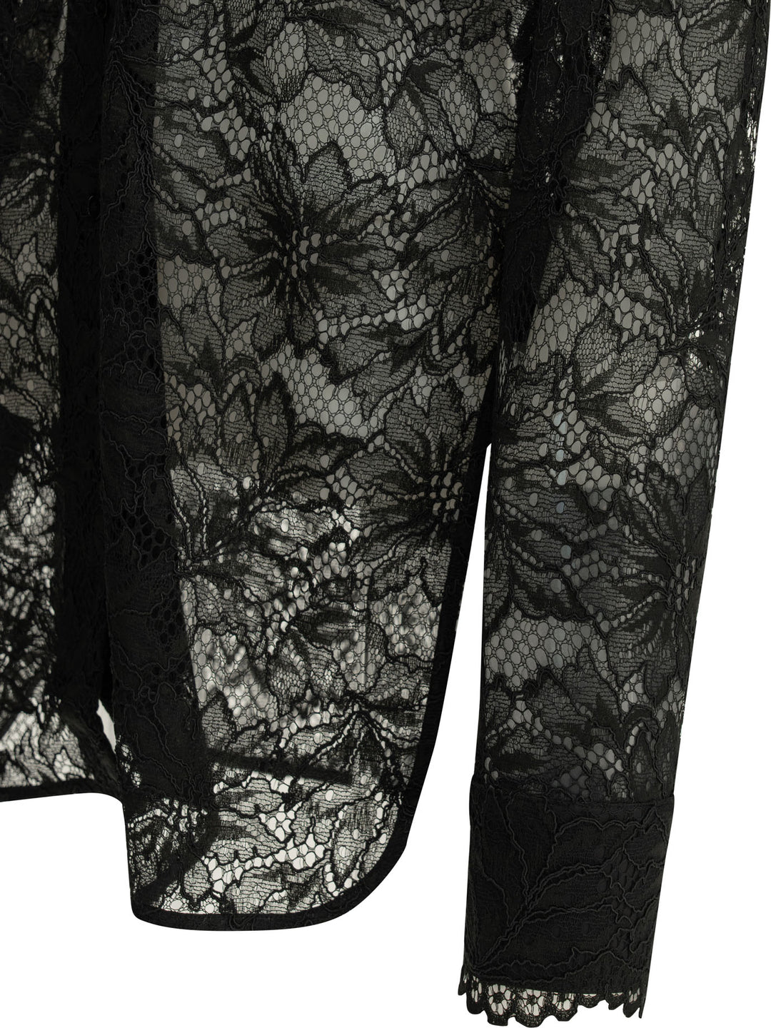 Max Mara Sportmax Casual Lace Shirt Shirts - Black | 1fb47bb8decd112f7b7f1cfe35e58fb9eb5f9dfa
