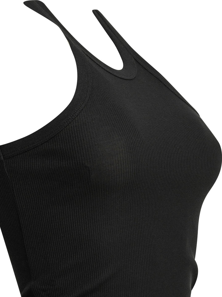 Max Mara Sportmax Cotton And Silk Tank Top Tops - Black | 180e67bd641537b5a481fd74551d891644e85504