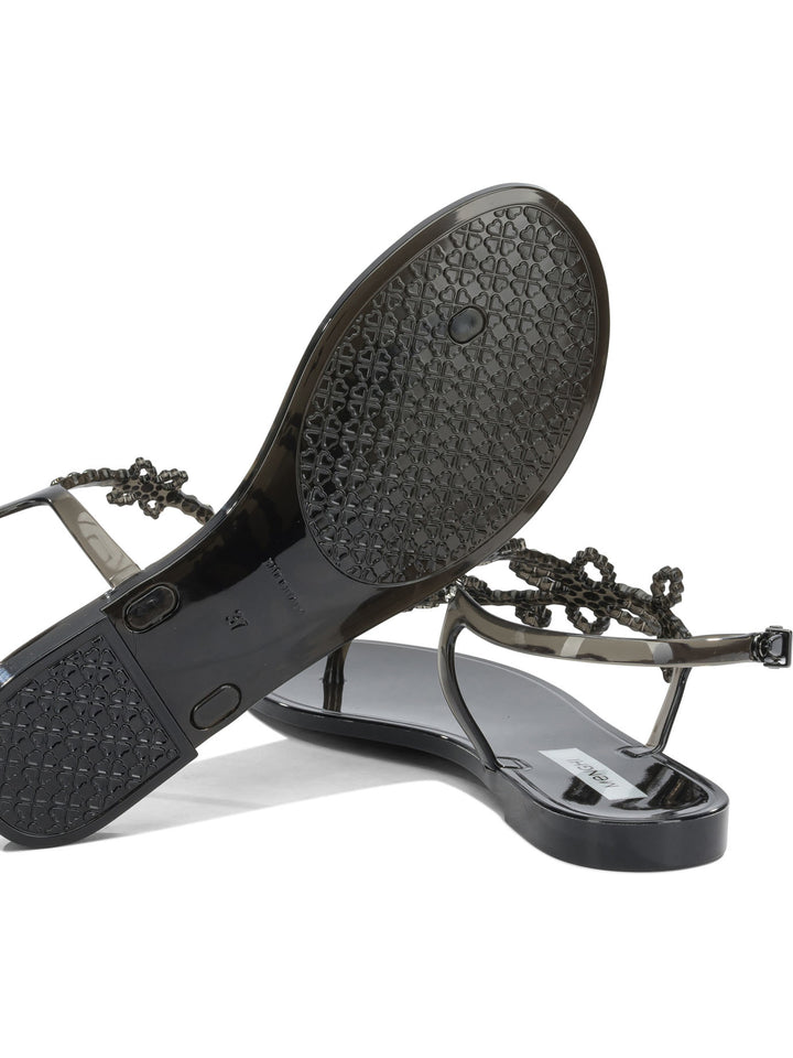 Menghi Galatea Jelly Sandals - Black | 0e0ff47d22ab06e3c91fffddcc3daaf1dd484c35