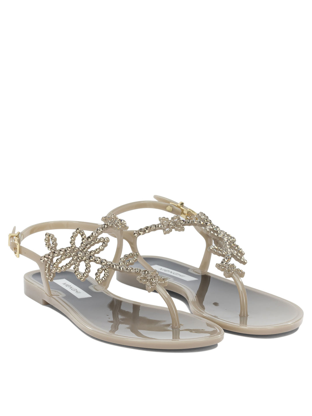 Menghi Galatea Jelly Sandals - Beige | 6969663a5ea5884164de0aa7d191c12b5a2f4550