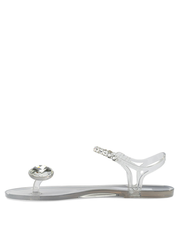 Menghi Iride Jelly Sandals - Silver | 2daf2e8060ae6df7c743774055da57791040a1b1