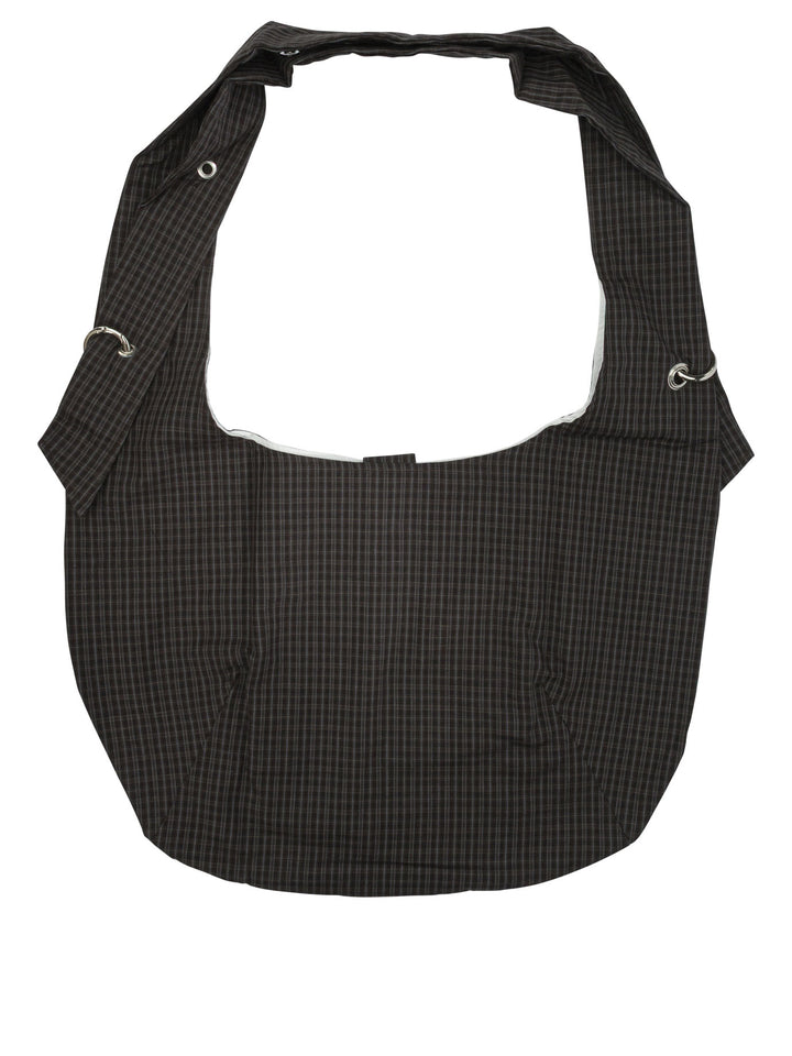 Mfpen Eyelet Shoulder Bags - Black | e38a90a4f06841e52a853357a8c074968963ac49