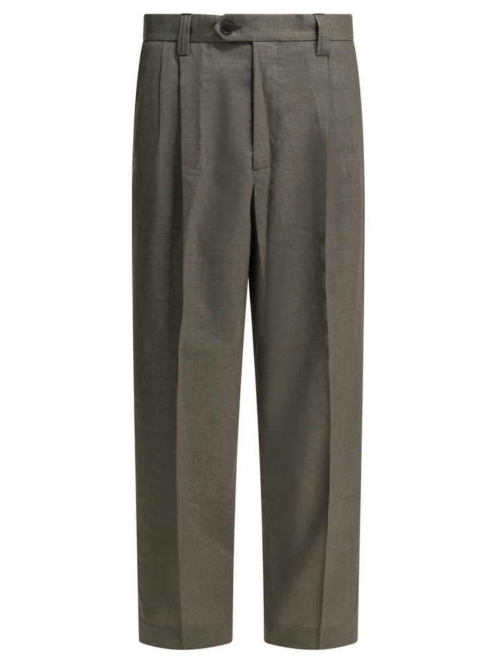 Mfpen Wool Tailored Pants Trousers - Brown | f60ad415638a6383662920f1a55794893659eb9b