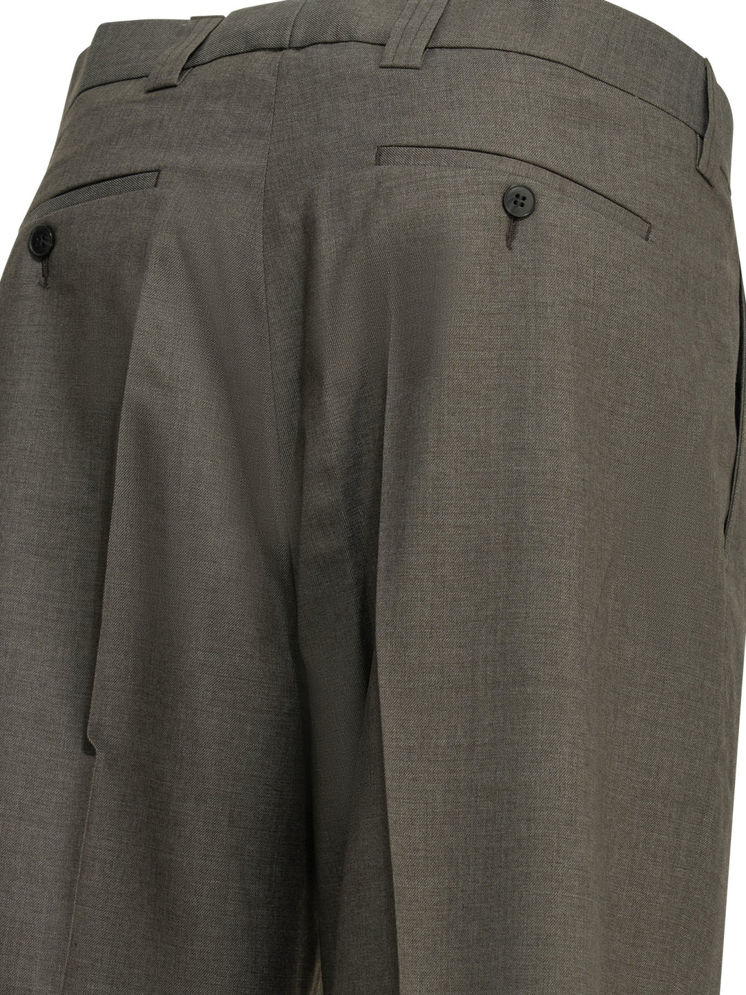 Mfpen Wool Tailored Pants Trousers - Brown | 800011fd7af8b1b52ebbdfc81e8d6a8722377700