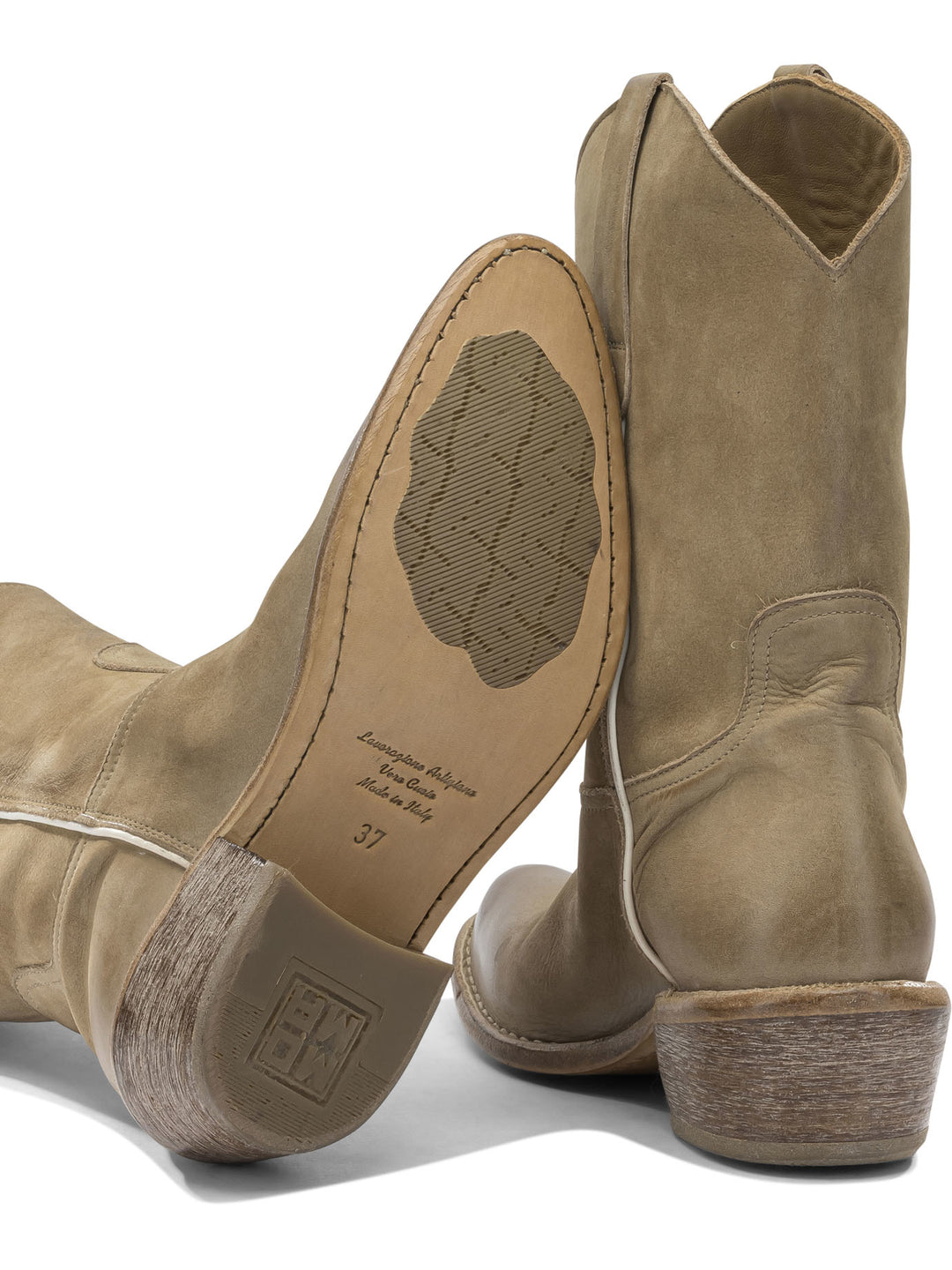 Moma Dallas Boots and Ankle Boots - Beige | 4982c98d75642c1f440e4d229423d3bd4942c190