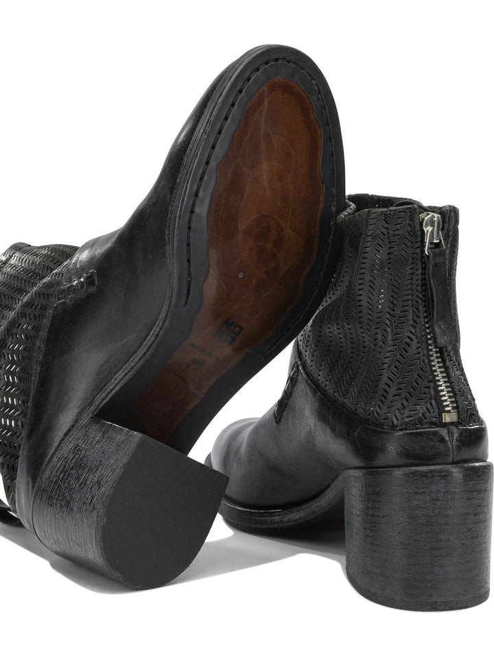 Moma 70mm Zippered Ankle Boots Boots and Ankle Boots - Black | 6ad0dec66c9a87f7b0d27a9034a21580e470090a