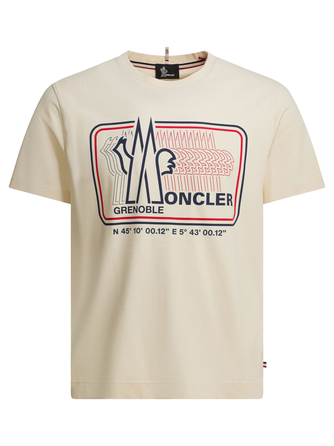 Moncler Grenoble Crew-Neck T-Shirt With Logo Print T-shirts - White | bf41901abe2834f1a17cde06c494074e4695e6cf