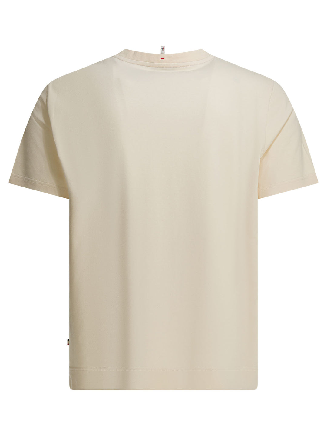 Moncler Grenoble Crew-Neck T-Shirt With Logo Print T-shirts - White | 55483a315d6393ebde36218f24fa320ff8252e20