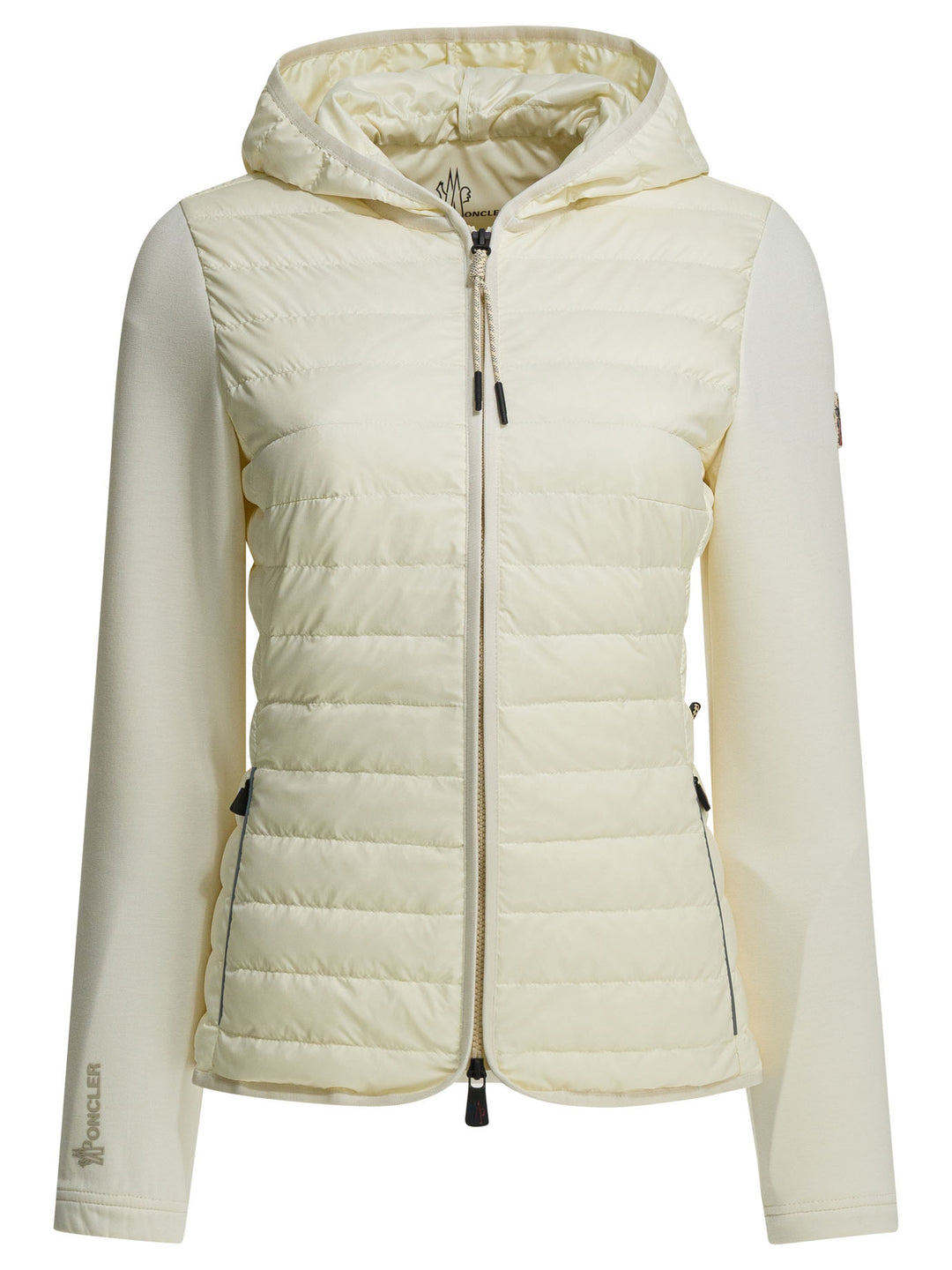 Moncler Grenoble Quilted Jacket With Logo Jackets and Coats - White | f931bfae03ee3fb9f9bc6a16e1c09367c64b6f73