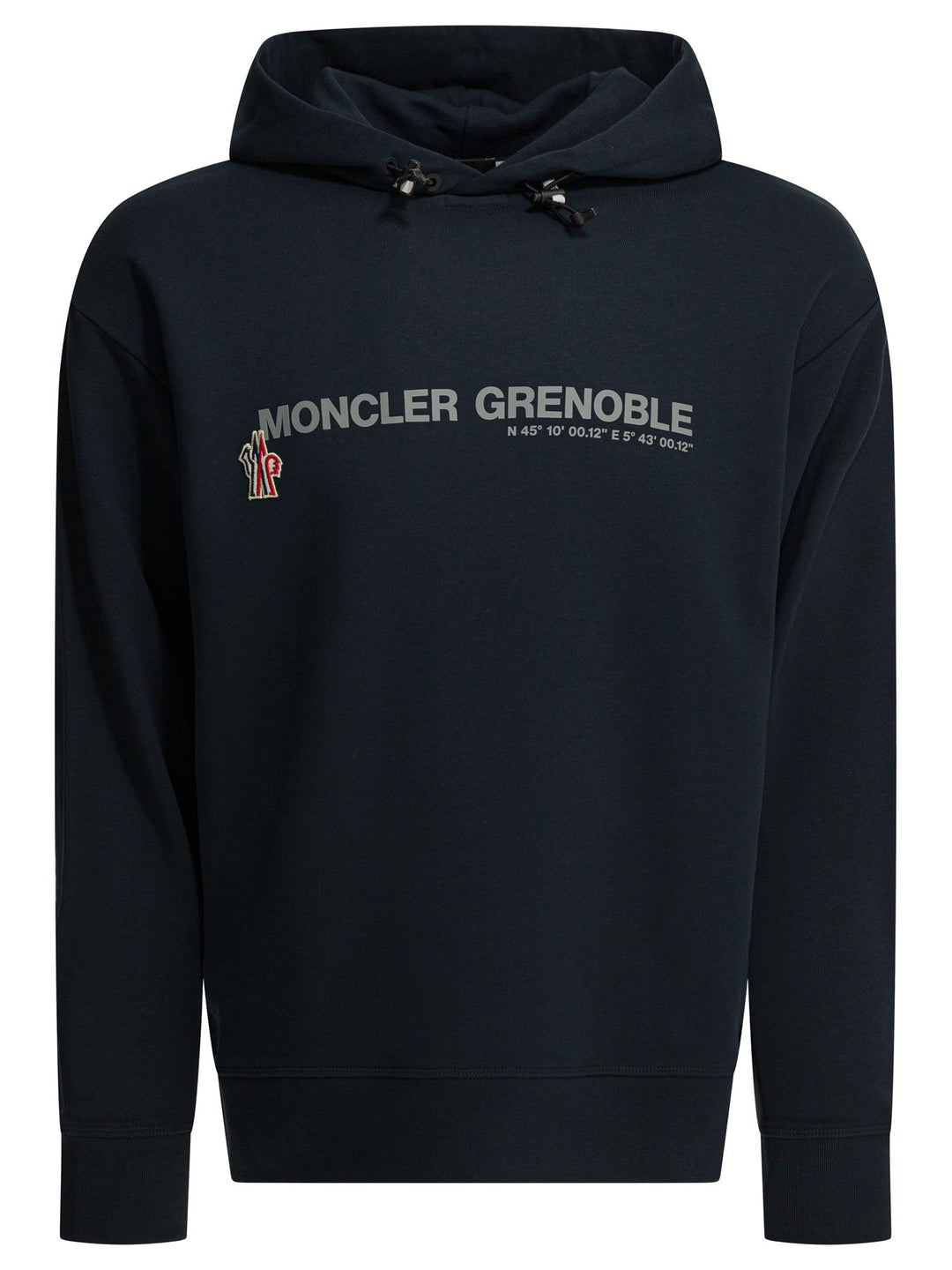 Moncler Grenoble Logo Print Hoodie Sweatshirts - Blue | 1aa8897f30e66e50c54ab23519313655bf5dadb0