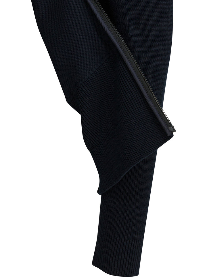 Moncler Grenoble Cotton Padded Cardigan Knitwear - Blue | e7494c0577b4b74f2f0ef8aaa9a900296bc6d305