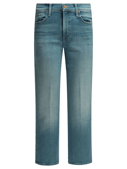 Straight-Leg Jeans Blue