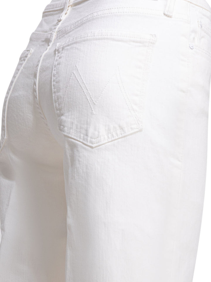 Mother Denim The Twister Sneak Jeans - White | b39a1efc67358f9e5eae9a54e75449ef5e86b6f3
