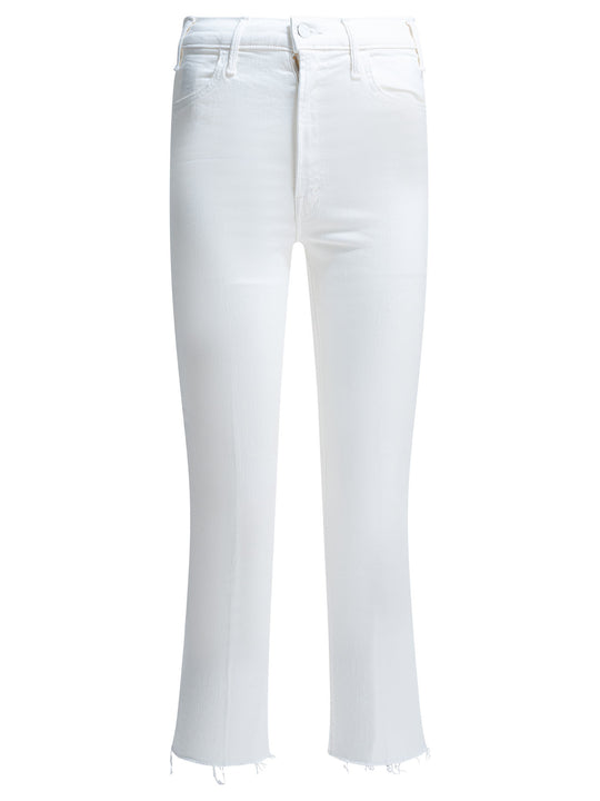 Hustler Ankle Fray Jeans White