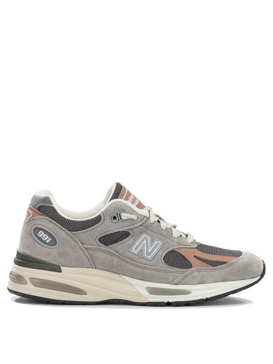Made In Uk 991v2 Sneakers & Slip-On Grey