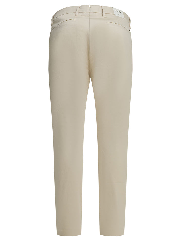 Nn.07 Theo Trousers - White | bc6622bf336a1f8c0627736d5cf9e297fff1c3c4