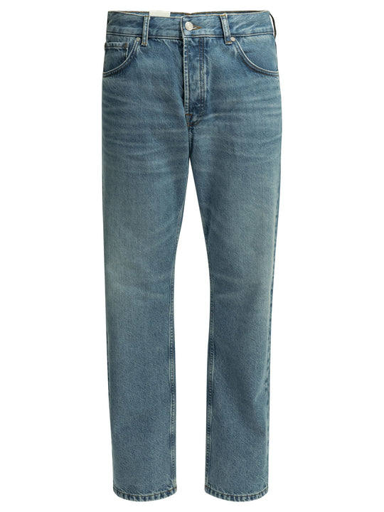 Straight-Leg Jeans Light Blue