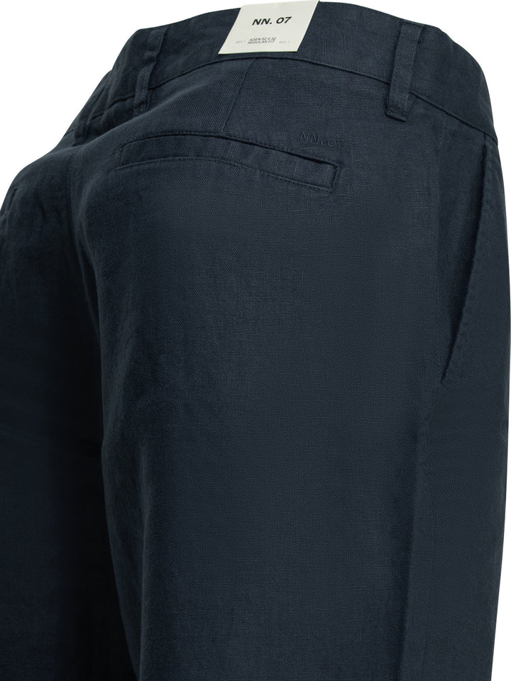 Nn.07 Aden Trousers - Blue | edd3ec5cac376b217fdb3f3f0f94f2ee8aee5f28
