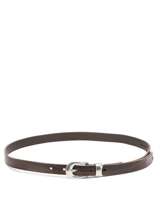 Leather Belt Belts Brown