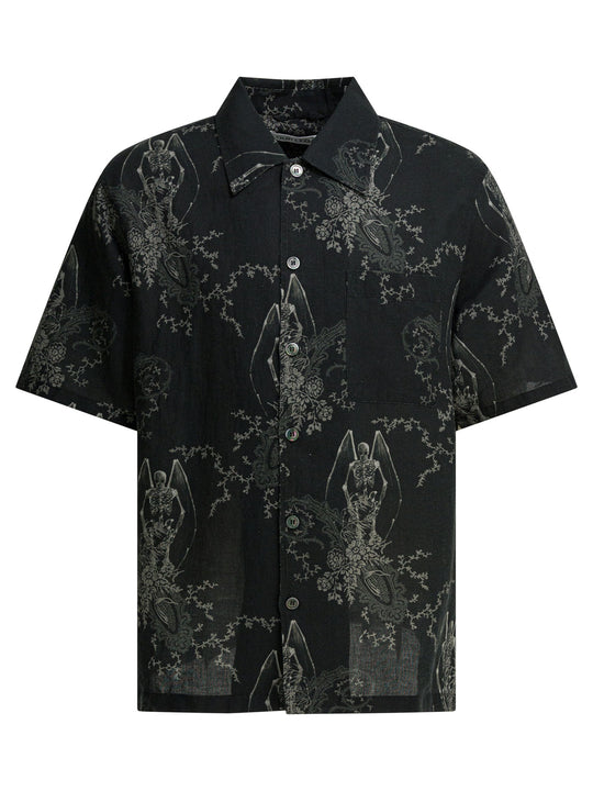 Death Paisley Print Shirt Shirts Brown