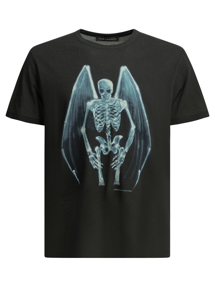 Our Legacy Fallen Angel T-shirts - Black | 1657adda65eb4258696b69f0165f87143f76095e