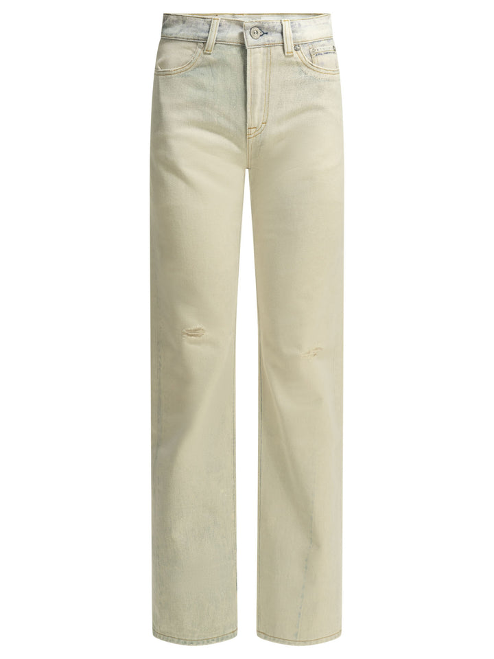 Our Legacy Wata Cut Jeans - White | 75edd2424ca79a5a7c3ba706a01a9d4cc8a9d614