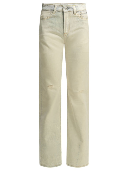 Wata Cut Jeans White