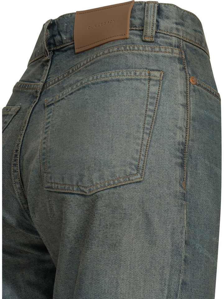 Our Legacy Wata Cut Jeans - Blue | 91373f8b870b82b7dd337d980845fc9f09706fe1