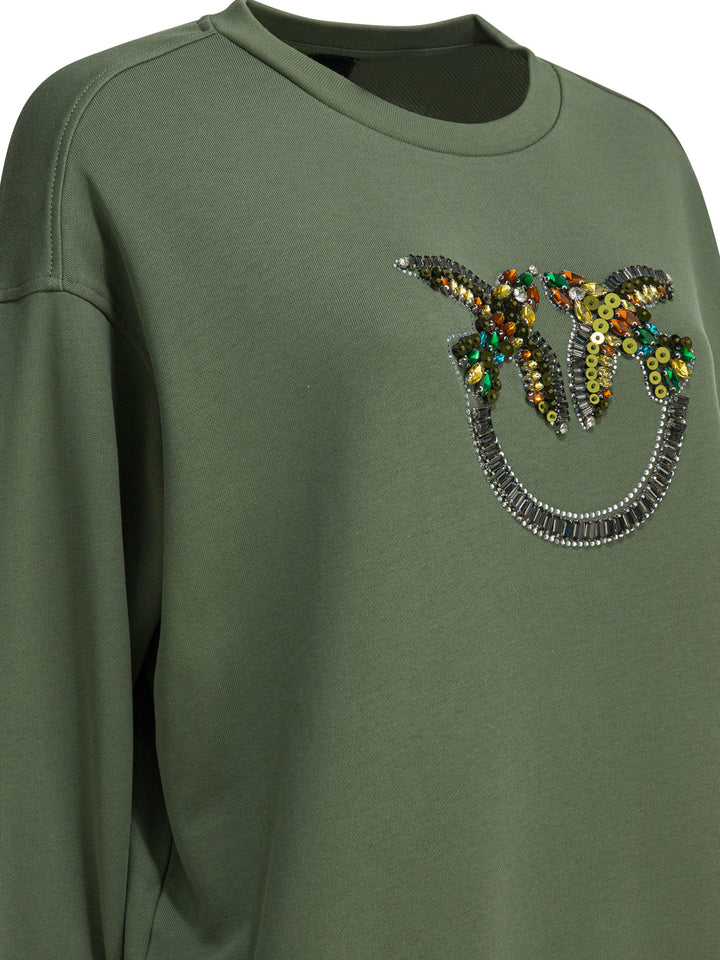 Pinko  Sweatshirts - Green | 3e69625345657e0cfe0cf3b243fc3ebc5cd3373d