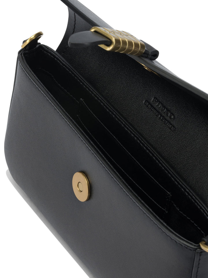 Pinko  Crossbody Bags - Black | d081de42f143db2bb56e57e538f166688fc87254