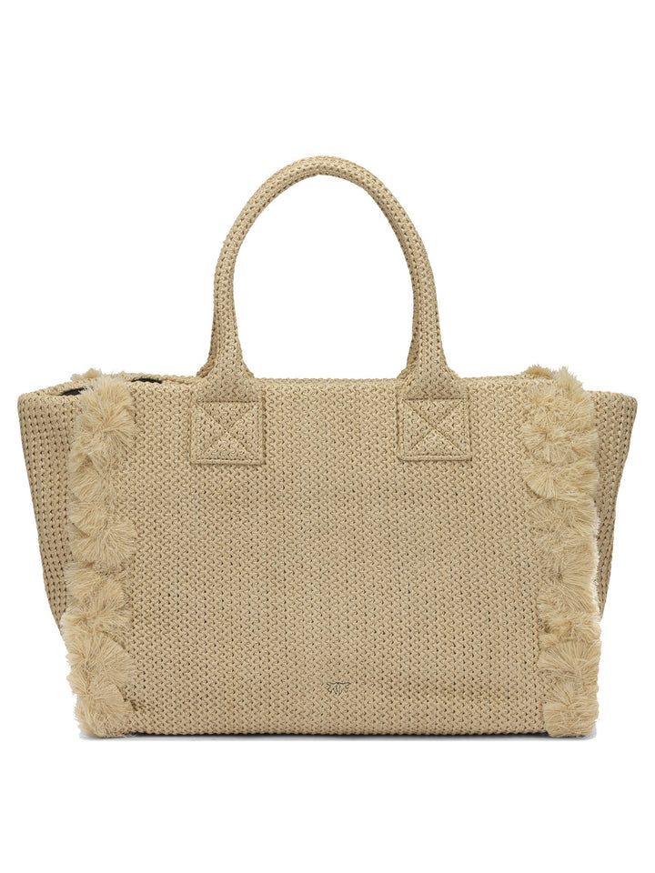 Pinko  Handbags - Beige | c6c39d5a7e48f7a1f3d6be4a7ba8fc4ddda206f9