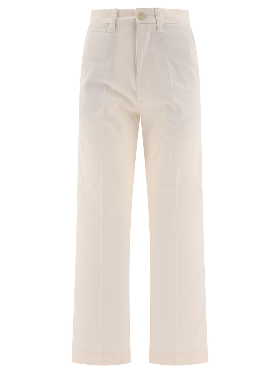 Polo Ralph Lauren Flared Chino Pants Trousers - White | d9c5fb65181e9f0c5a33799be69cfd40c26ff16c