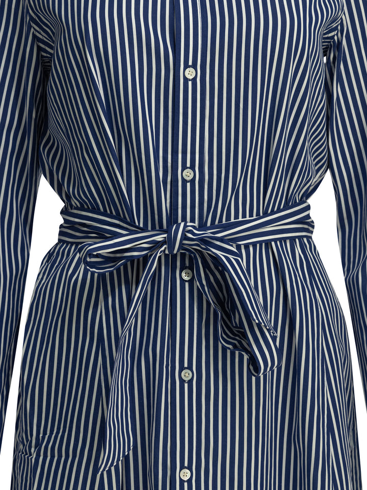 Polo Ralph Lauren Chemisier Midi Dress With Logo Dresses - Blue | adb0502882d2df8527cc5e4943bc6bf15942990a