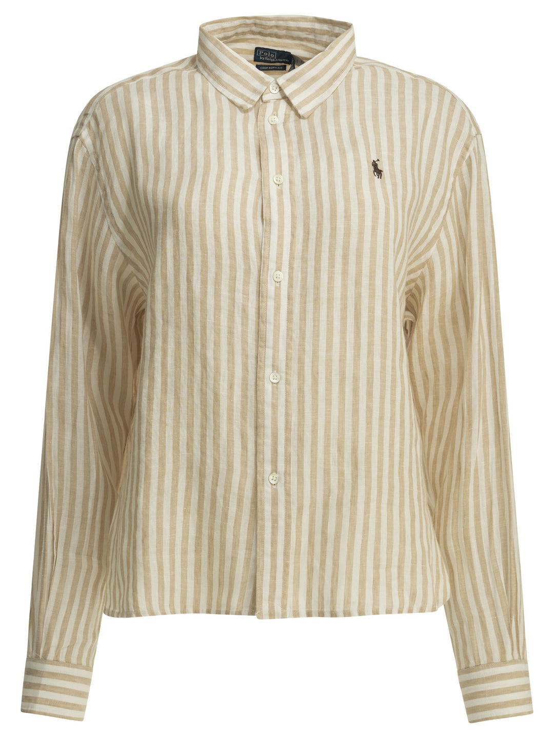 Polo Ralph Lauren Casual Relaxed-Fit Shirt With Logo Shirts - Beige | d3f7386db15dcd868304ae050ea3a538dfc8976a