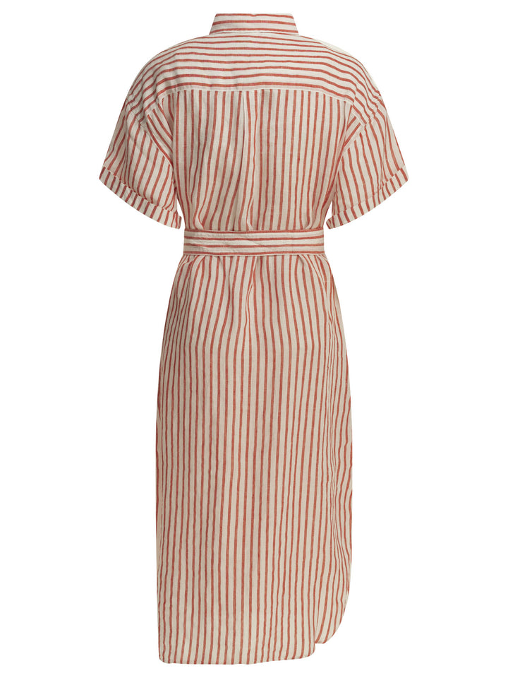 Polo Ralph Lauren Long Shirt Dress With Logo Dresses - Red | c7c75d569d311e0f9882f8fcaeec3a35684eebf5