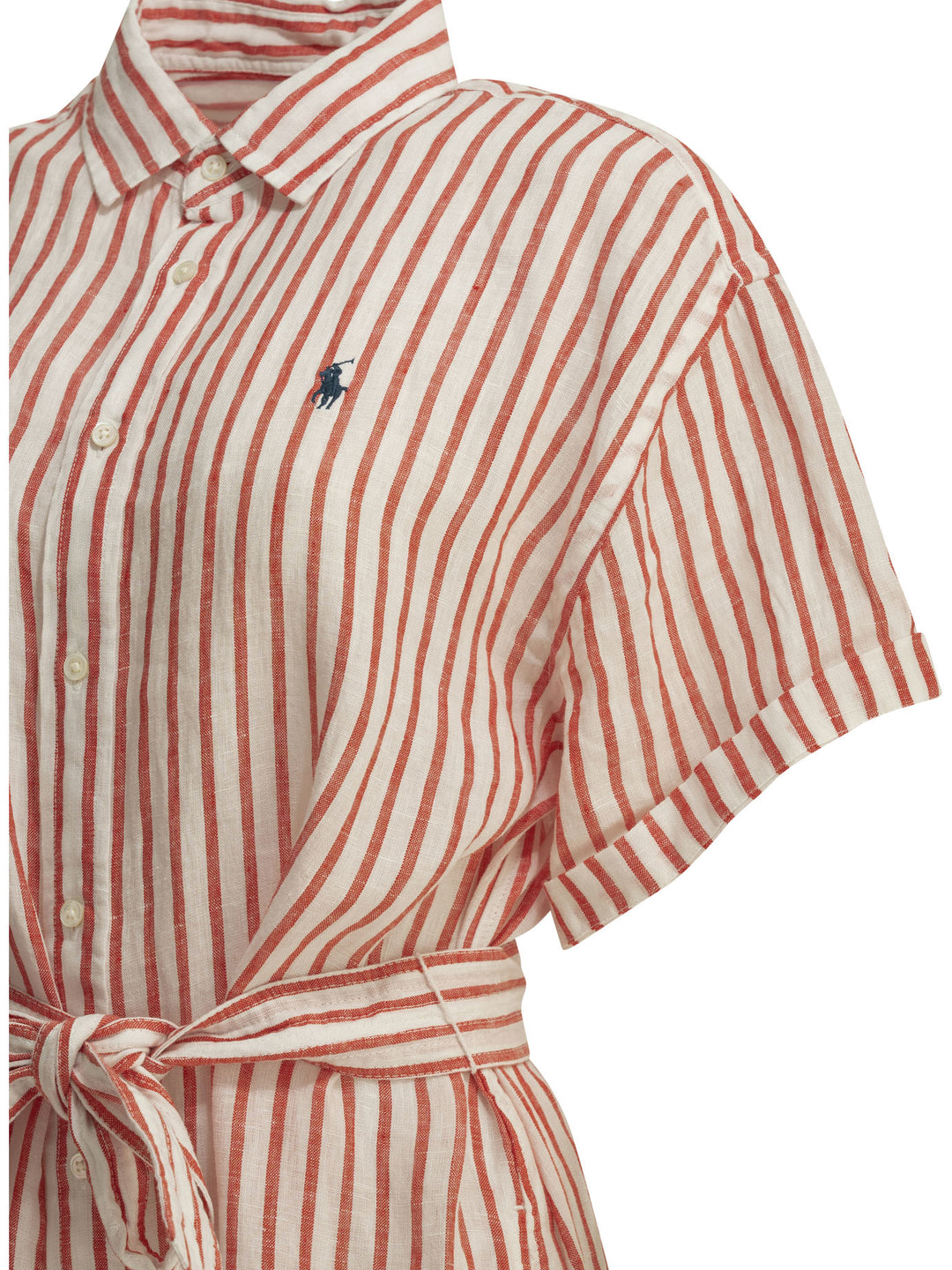 Polo Ralph Lauren Long Shirt Dress With Logo Dresses - Red | a1f6b55dc7bf3726033848fcc71ff207cca0a710