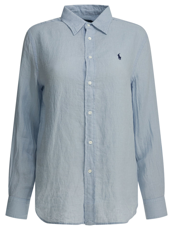 Polo Ralph Lauren Classic Fit Casual Shirt With Logo Shirts - Light blue | 60af97aa56109ba28c20dc9cee5230a6c0c13967