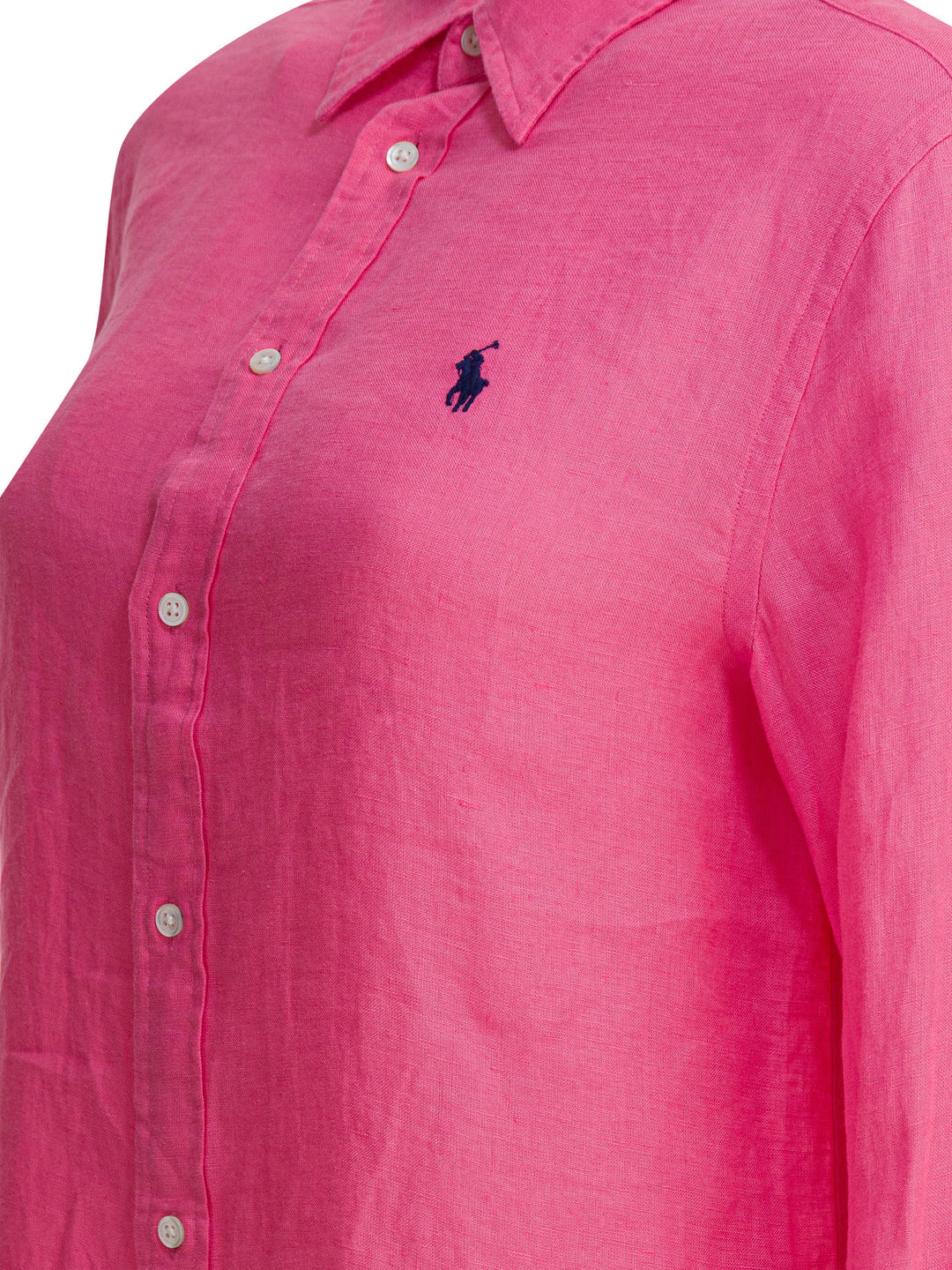 Polo Ralph Lauren Classic-Fit Linen Shirt Shirts - Fuchsia | 2f7a6e50fbb0c587e7003ab6354f170bca138dc9