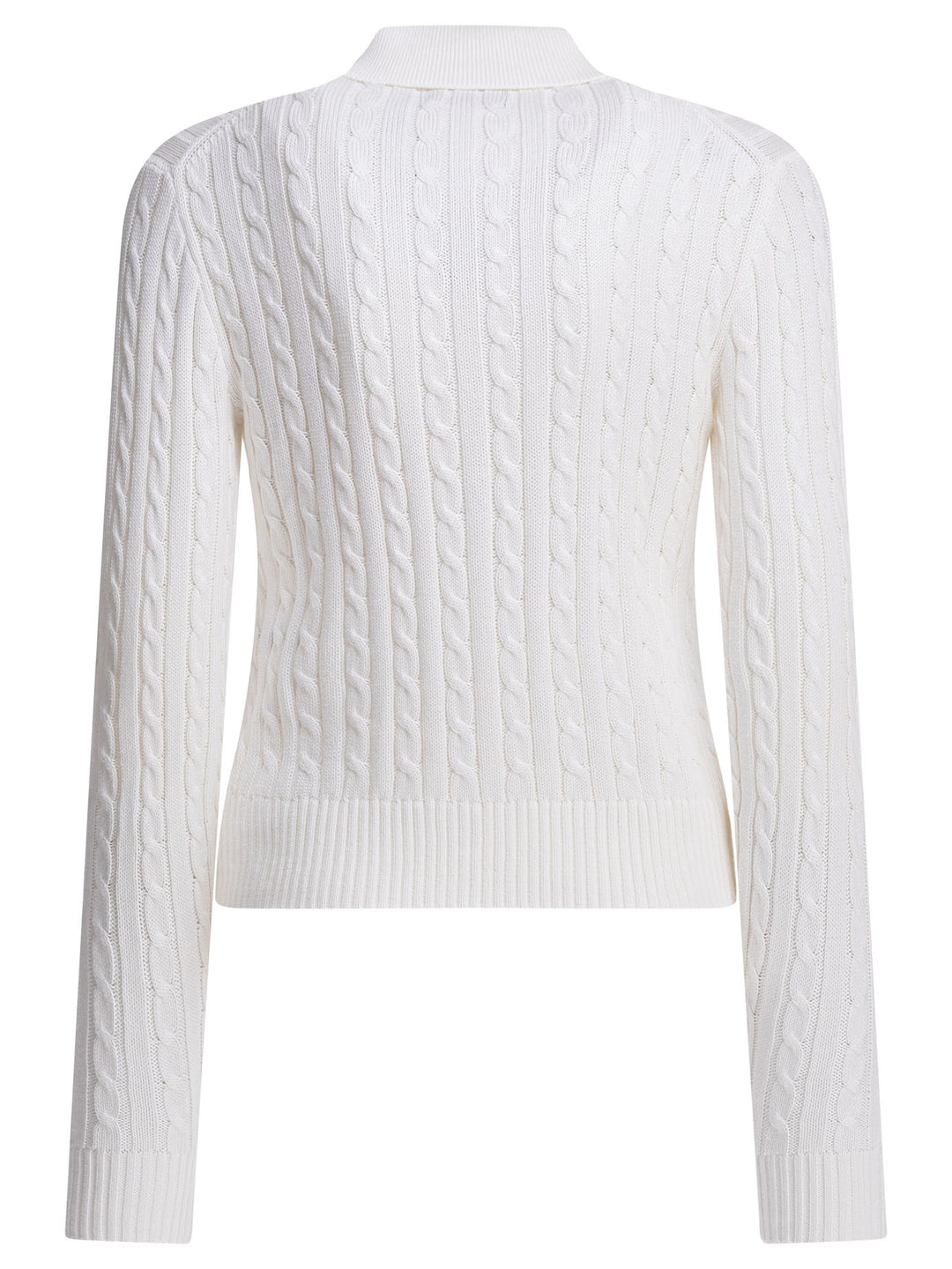 Polo Ralph Lauren Cardigan With Logo Knitwear - White | 08dce8859901c98cc4c527d20d0469445d426a69