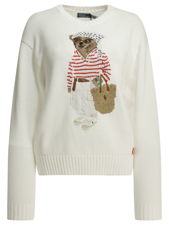 Polo Bear Knitwear White
