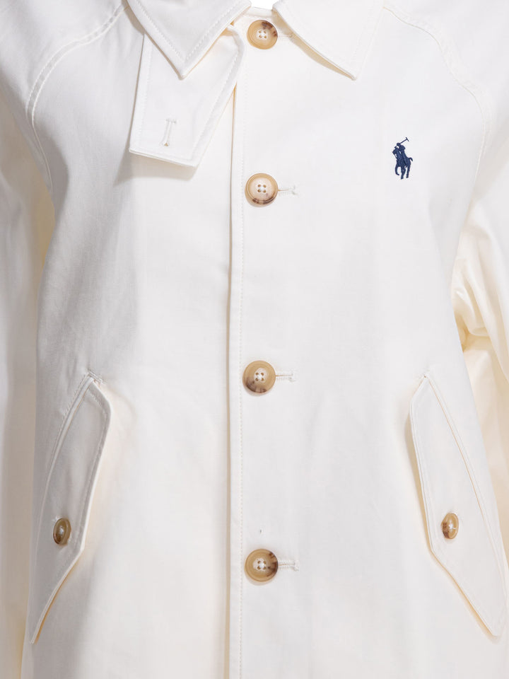 Polo Ralph Lauren Lightweight Jacket With Logo Jackets and Coats - White | ae803c82676623fe1f460ca663b3031b71dd6a41