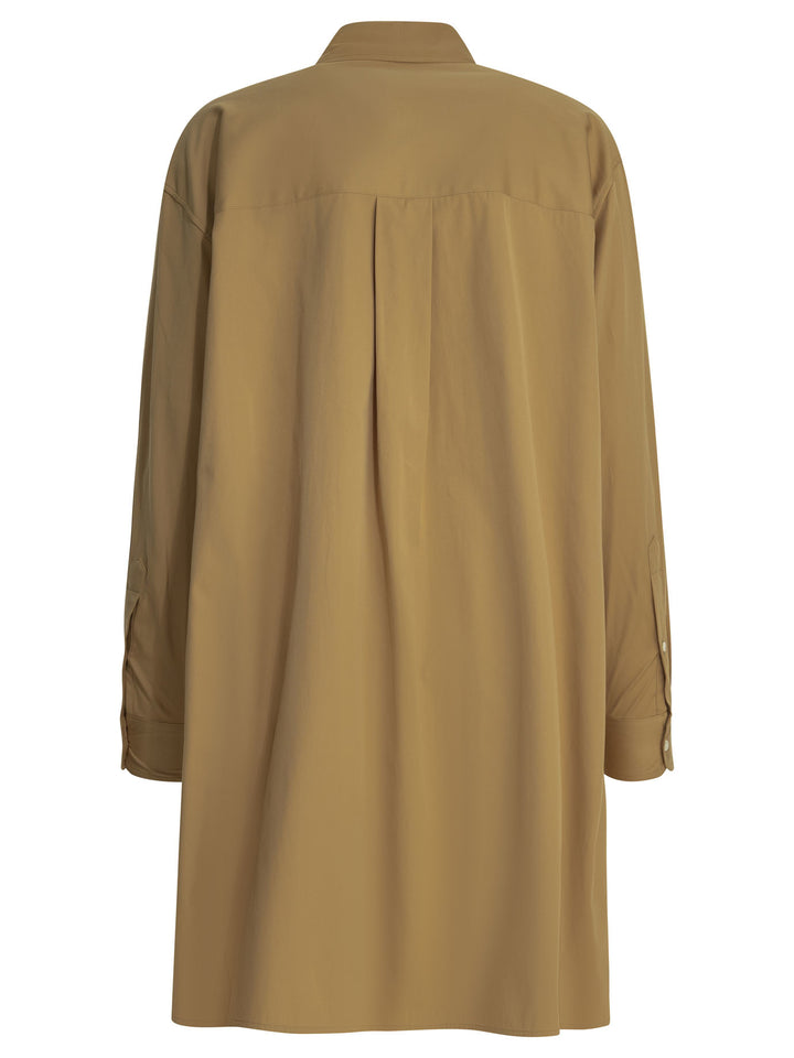 Polo Ralph Lauren Cotton Midi Dress With Logo Dresses - Beige | 9e2af72170bdd82069cf9f9554d3f7071d802405